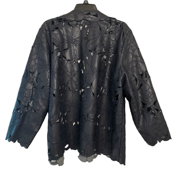 NWT Chico’s Faux Leather Jacket - Picture 4 of 8